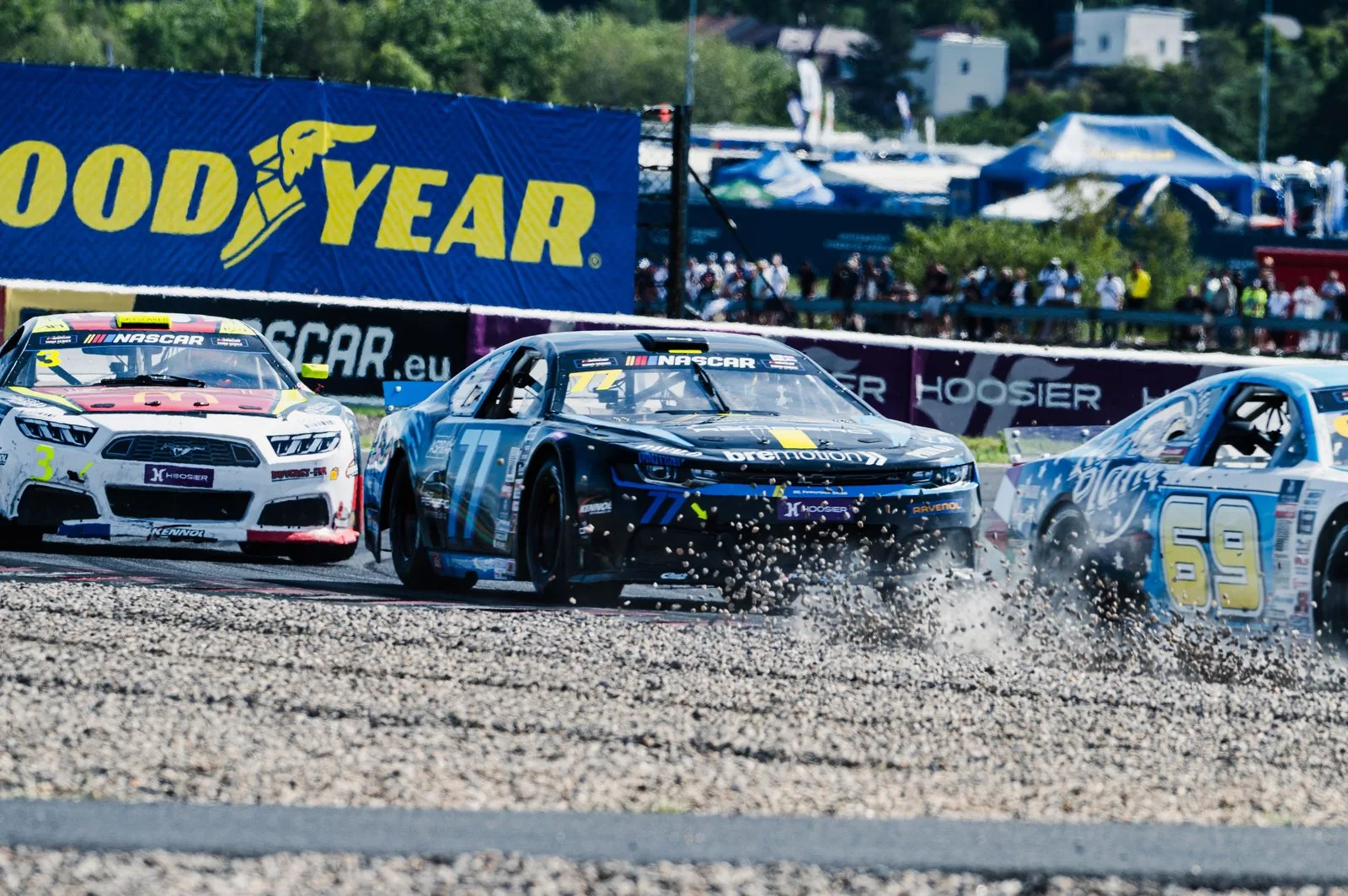 Beitske Visser’s stock car on track