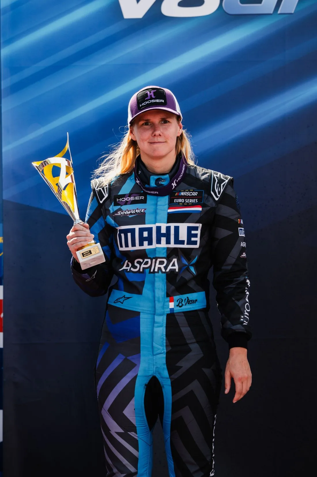 Beitske Visser in the paddock