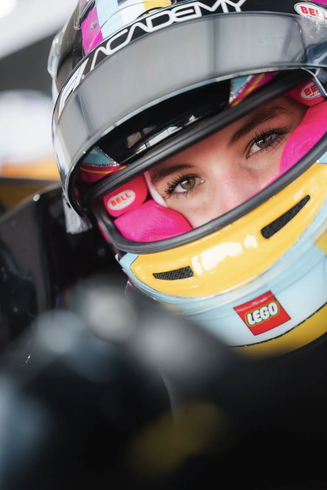 Esmee Kosterman waiting on the starting grid