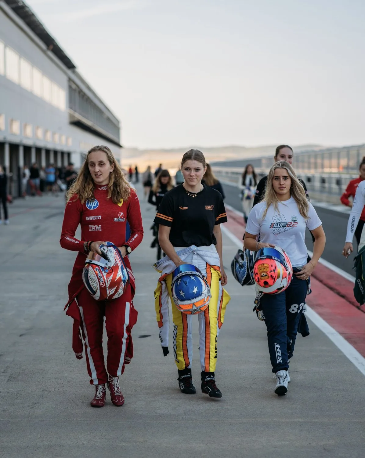 Eva Dorrestijn at the F1 Academy rookie test