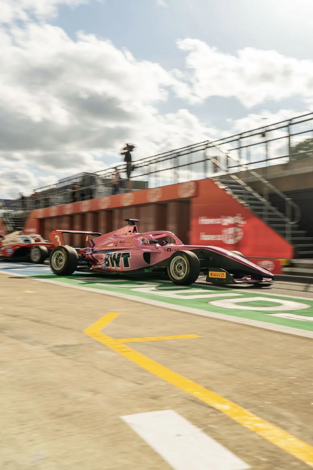 Nina Gademan’s F1 Academy car on track